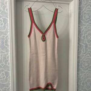 FP Movement by Free People Pink and Green Dress